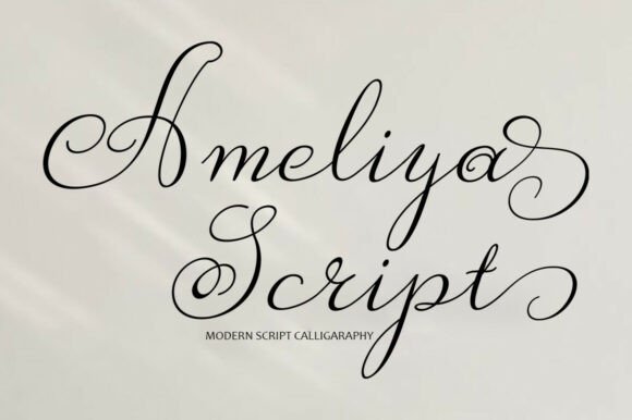 Ameliya Script: Crafting Authentic Brand Stories with a Modern Script Font