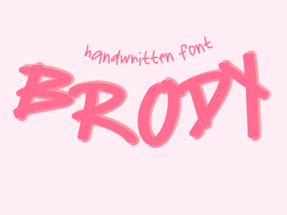 Brody: A Playful Font for Modern Designers
