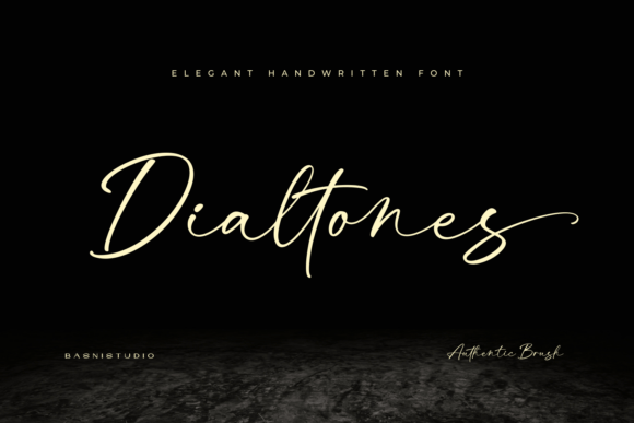 Dialtones: The Handwritten Font for Elegant Branding