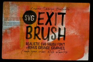 Exit Brush: A Handwritten Font with Creative Soul