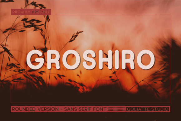 Groshiro: The Bold Display Font for Impactful Design