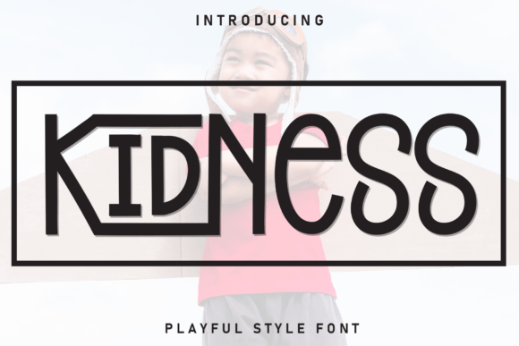 Kidness Font: The Modern Geometric Typeface for Playful Brands