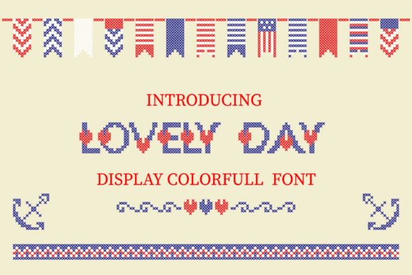 Lovely Day: A Canvas-Textured Display Font for Creative Projects