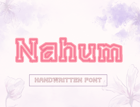 Nahum: A Display Font That Brings Whimsy and Charm to Your Designs