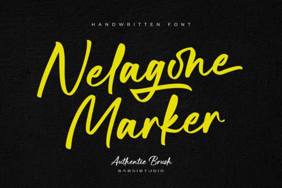 Nelagone Marker: A Bold, Authentic Typeface