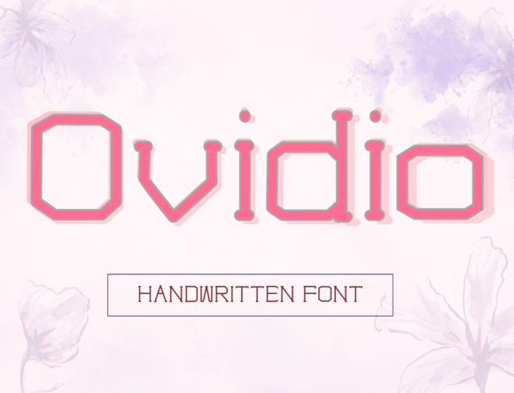 Ovidio: The Handwritten Font That Brings Designs to Life