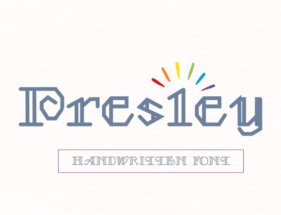 Presley: The Quirky Display Font That Injects Personality