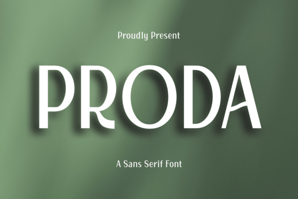 Proda: The High-Contrast Sans Serif for Modern Branding