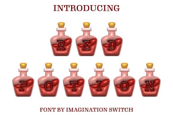 Red Potion Inflated: Add Dynamic 3D Depth to Your Typography