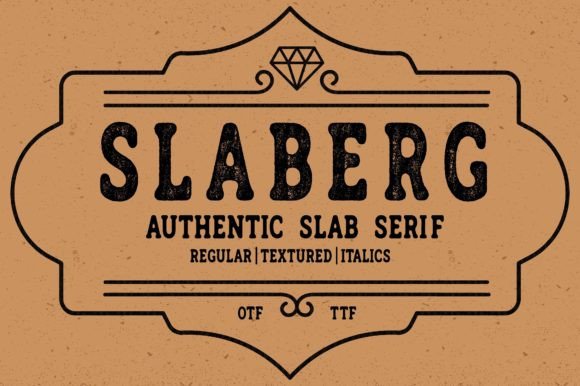 Slaberg: The Vintage Slab Serif That Brings Luxury Print to Digital Design