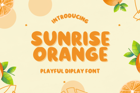 Sunrise Orange: The Bold Typeface for Impactful Design
