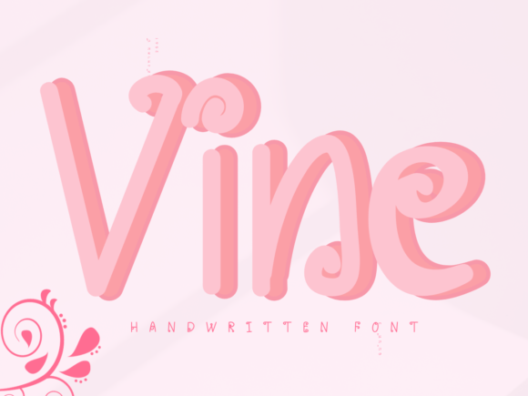 Vine Font: Timeless Handwritten Charm for Your Designs